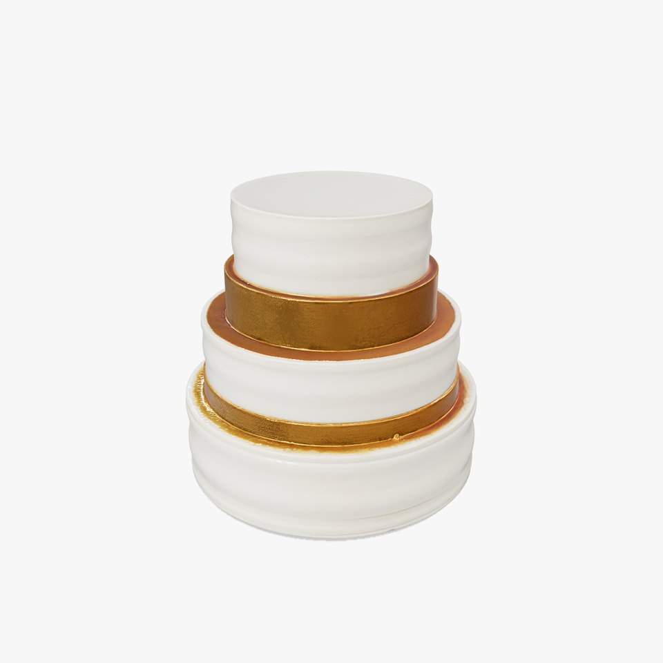 ThreeTier Gold Accent Cake Model Pack